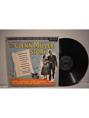 Vintage Vinyl Glenn Miller Story 1956 Louis Armstrong LP Mono Decca DL 8226